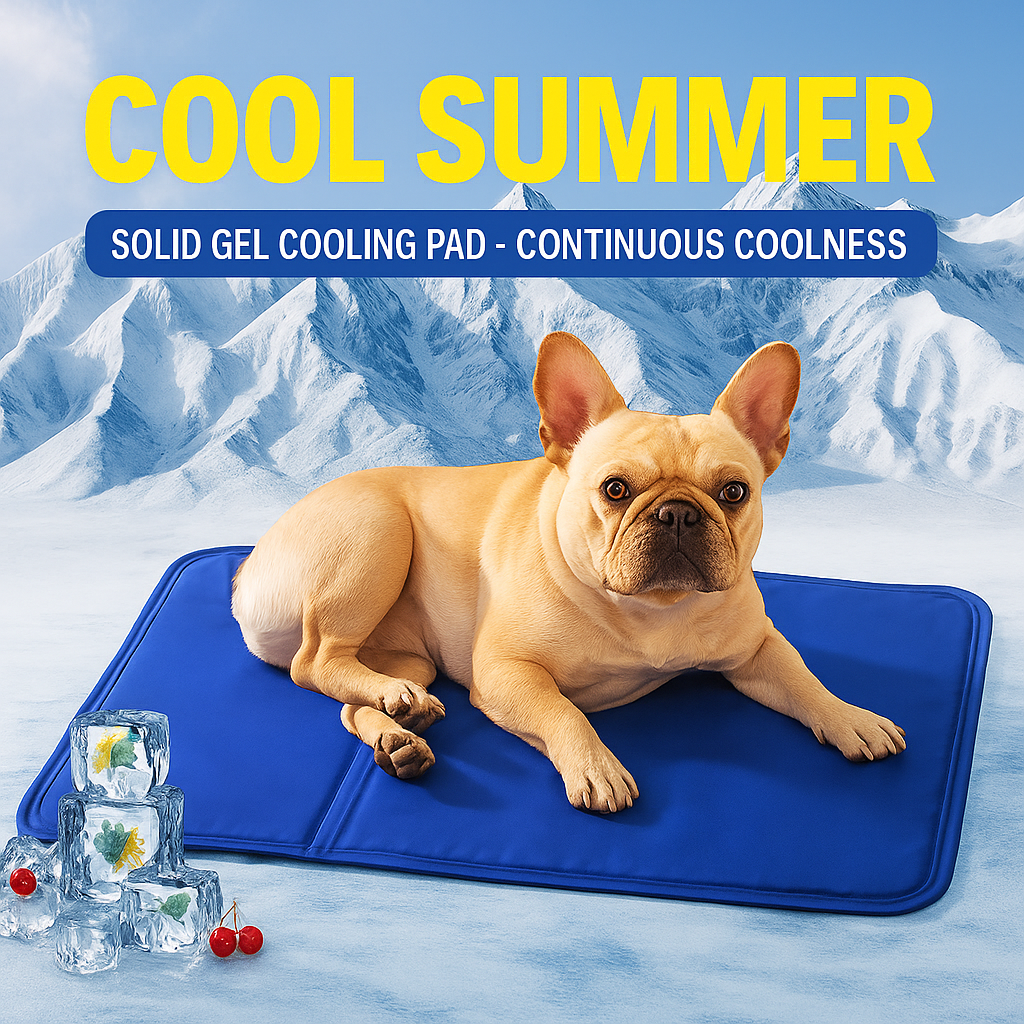 Aircooly Frenchie Cooling Bed – Non-Icy Soft Breathable Summer Gel Cool Mat | Stornfield