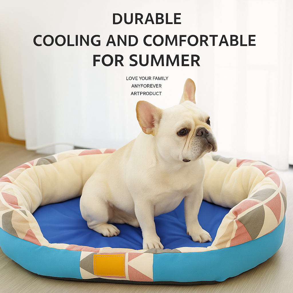 Aircooly Frenchie Cooling Bed – Non-Icy Soft Breathable Summer Gel Cool Mat | Stornfield