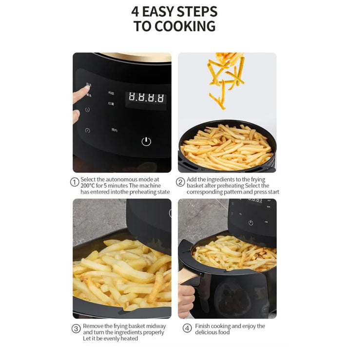 Airfryer 3.5 Liter (low fat: Grilling, Baking, Frying and Deep Frying) | Stornfield