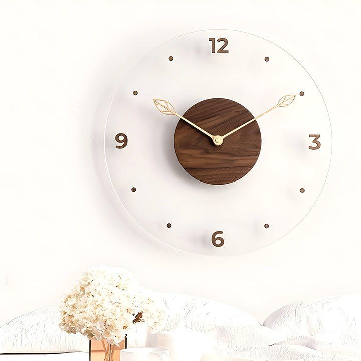 Minimalist and Silent Wall Clock with a Simple Design for Any Room Stornfield