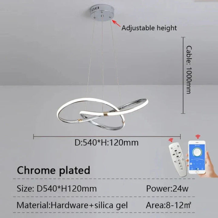 LightMaster Smart LED Pendant Light - Easy Installation and Secure Attachment | Stornfield