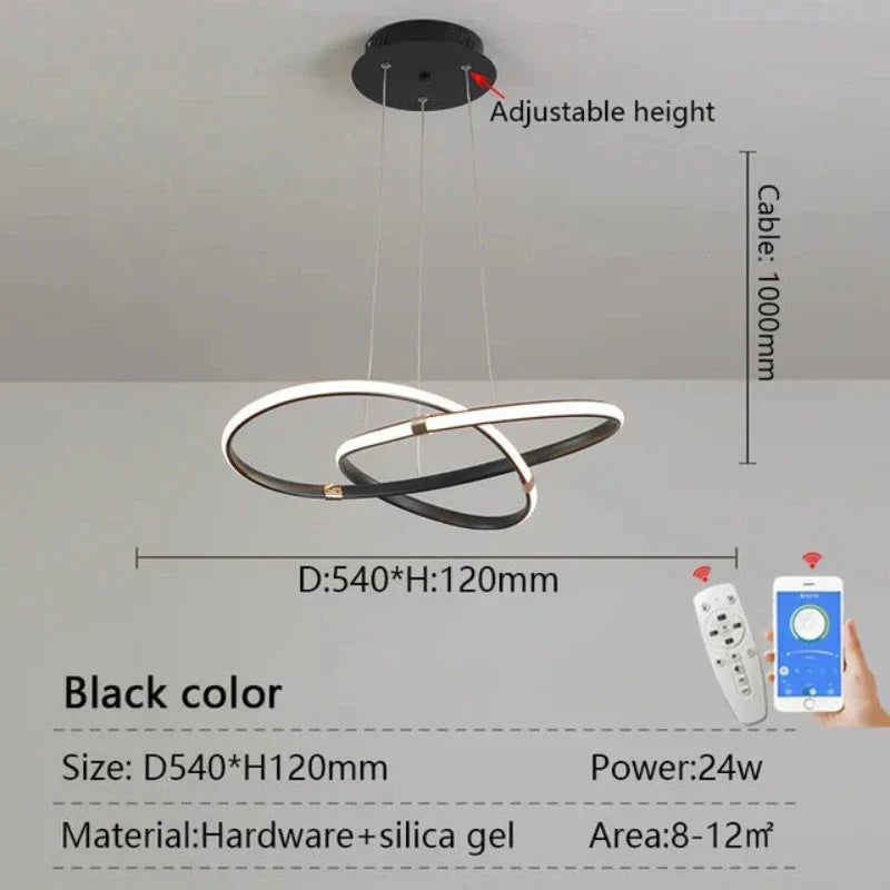 LightMaster Smart LED Pendant Light - Easy Installation and Secure Attachment | Stornfield