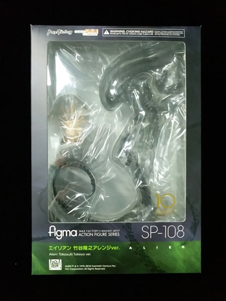 Stornfield | Alien Figma Sp-108 Action Figures Toy 18cm High Quality Alien Statue Model Doll Collection Decorative Items Gifts for Kids