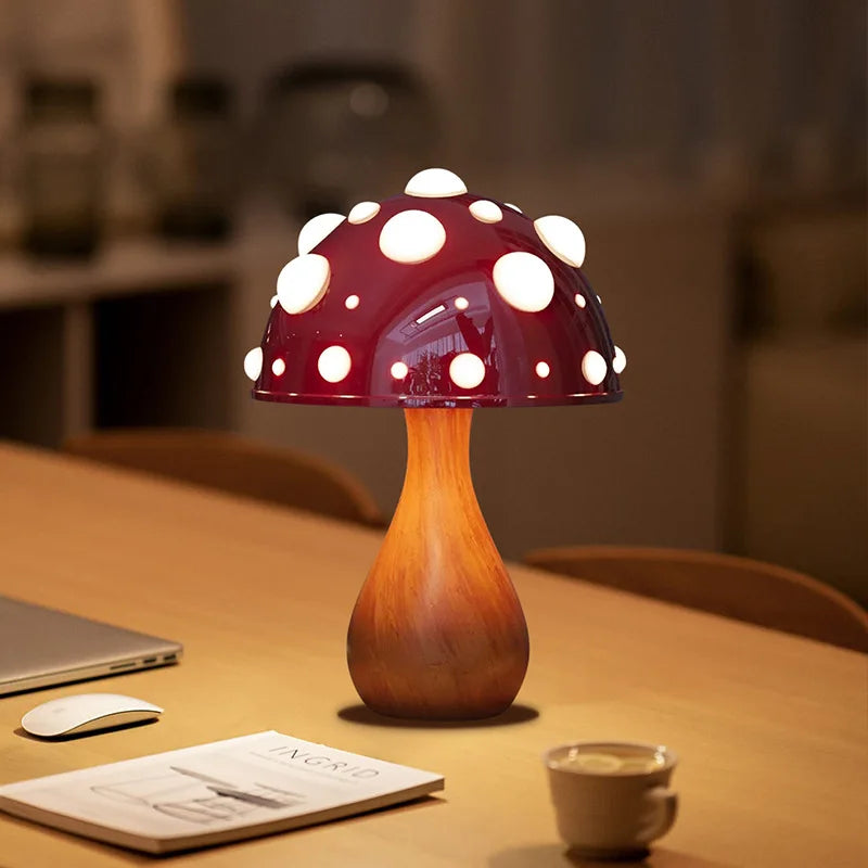 Mushroom Lamp – Retro LED Table Lamp in Mushroom Design for Cozy Indoor Spaces | Stornfield