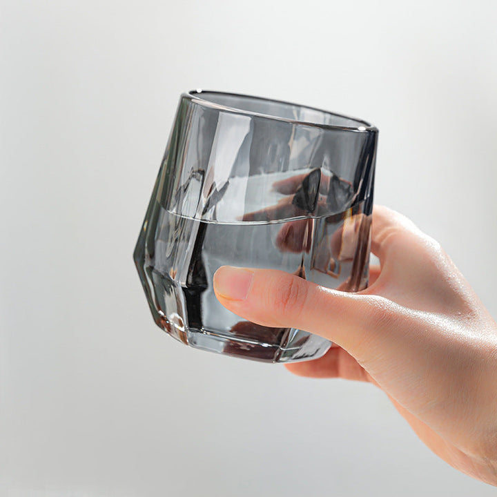 Stornfield | Amber hexagonal Glass Cups