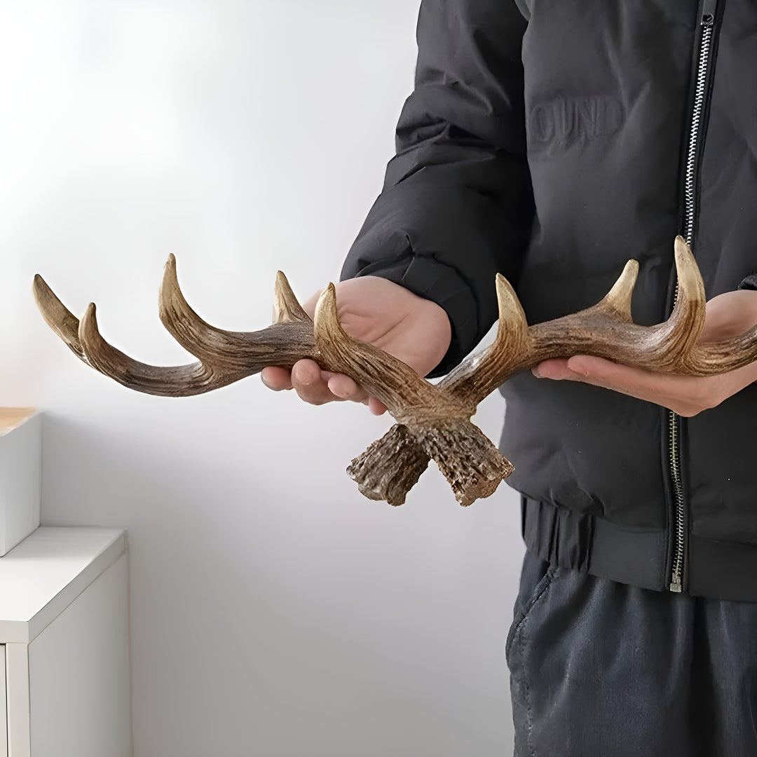 Antler Wall Hook – Retro Design for Coats and Jackets | Decorative Coat Hook | Stornfield