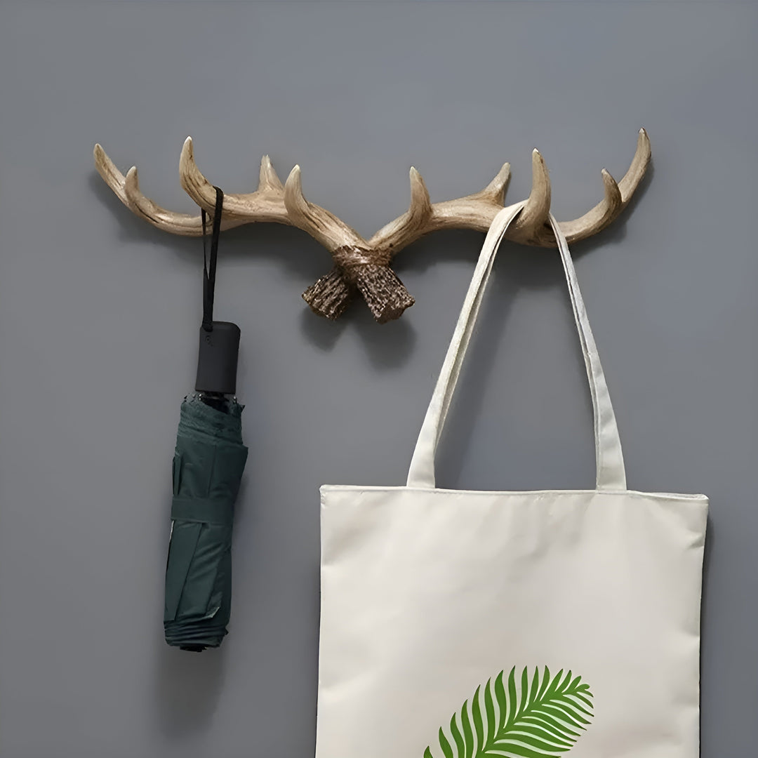 Antler Wall Hook – Retro Design for Coats and Jackets | Decorative Coat Hook | Stornfield