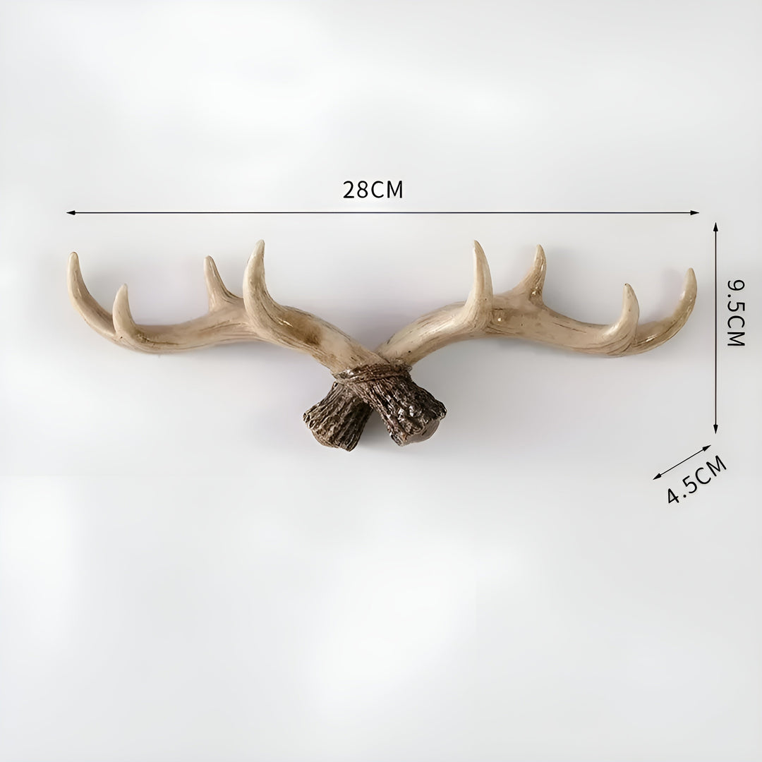 Antler Wall Hook – Retro Design for Coats and Jackets | Decorative Coat Hook | Stornfield