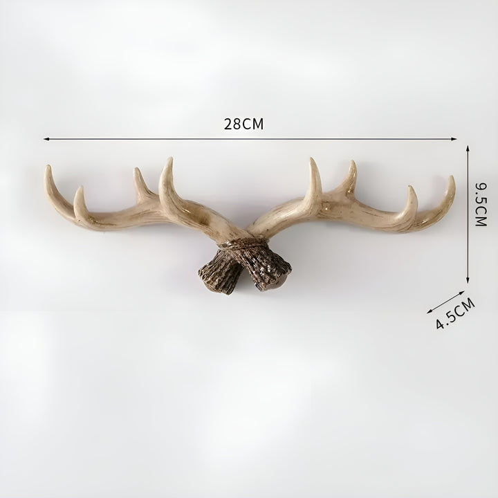 Antler Wall Hook – Retro Design for Coats and Jackets | Decorative Coat Hook | Stornfield