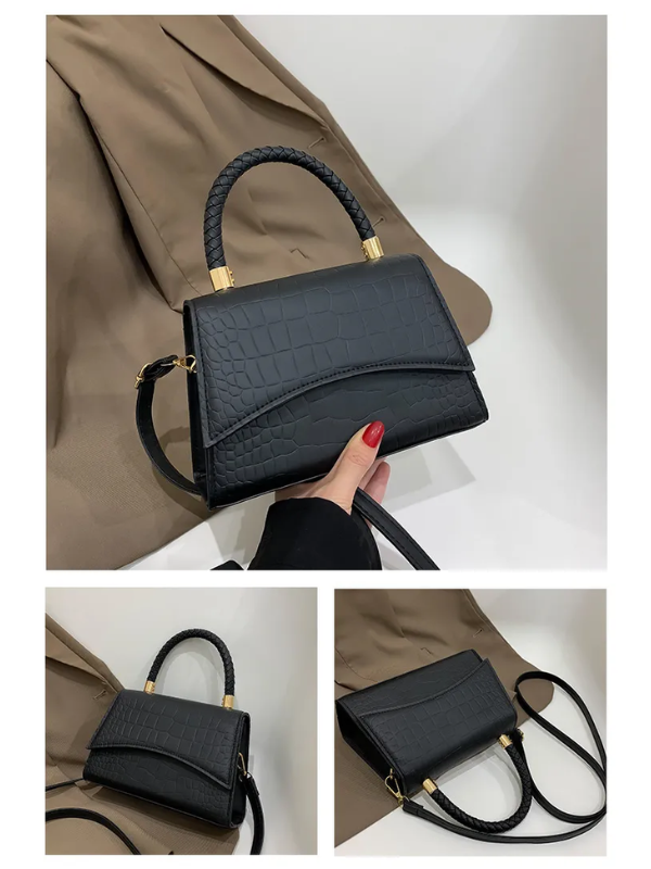 Style feather Women's Handbag made of PU leather with Crossbody strap | Stornfield