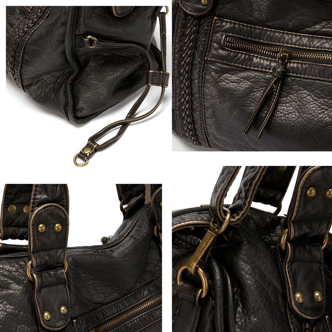 Shoulder bag made of genuine leather – High quality and elegant | Perfect for everyday & office | Stornfield