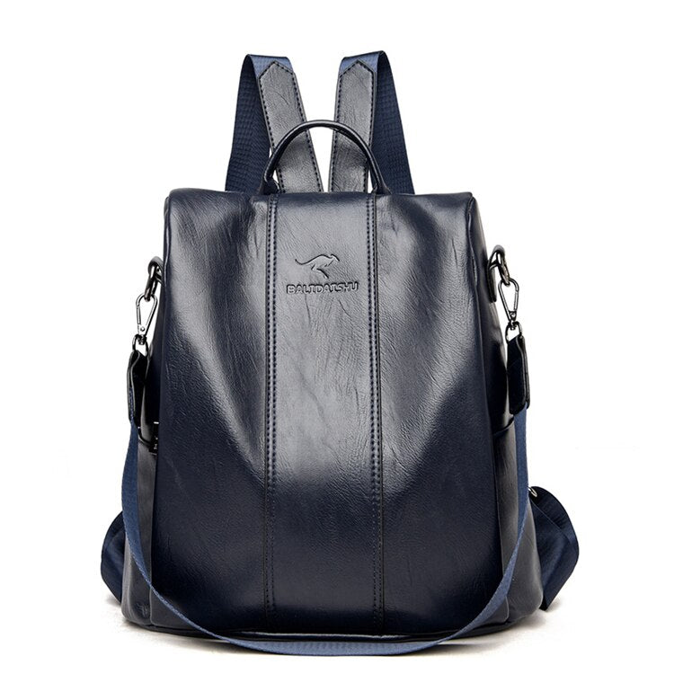 Stornfield | Sac à Dos en Cuir Anti-Vol pour Femmes dans un Style Vintage