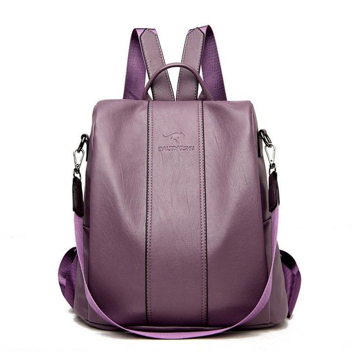 Stornfield | Sac à Dos en Cuir Anti-Vol pour Femmes dans un Style Vintage