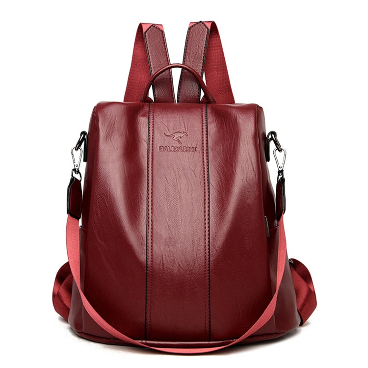 Stornfield | Sac à Dos en Cuir Anti-Vol pour Femmes dans un Style Vintage