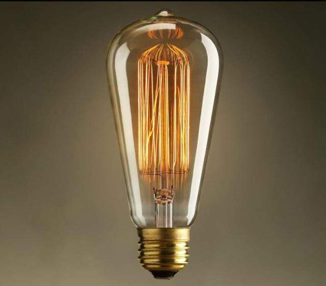 Stornfield antique wooden country house style wall lamp