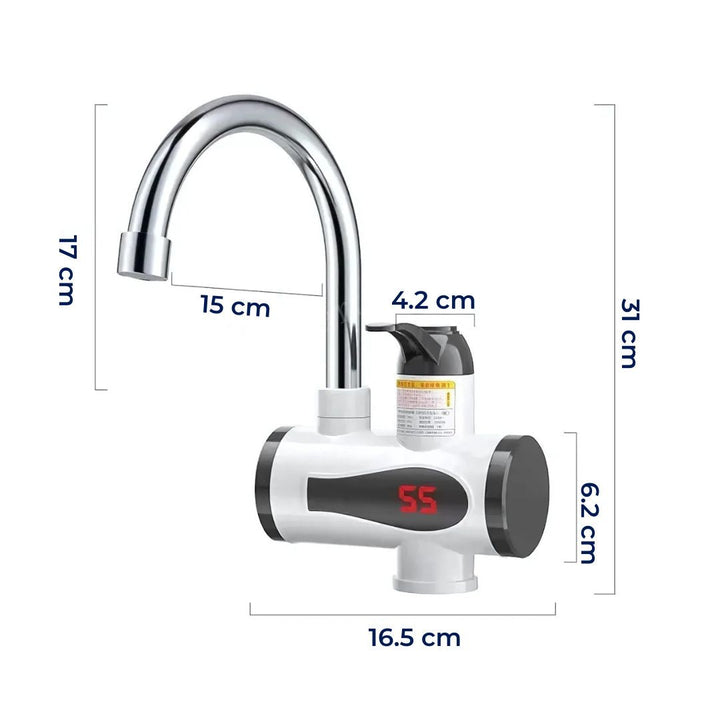 AquaSwift | Instant Hot Water Tap – Tankless Design – Energy-Efficient Compact Unit – Ideal for Kitchens and Bathrooms Stornfield