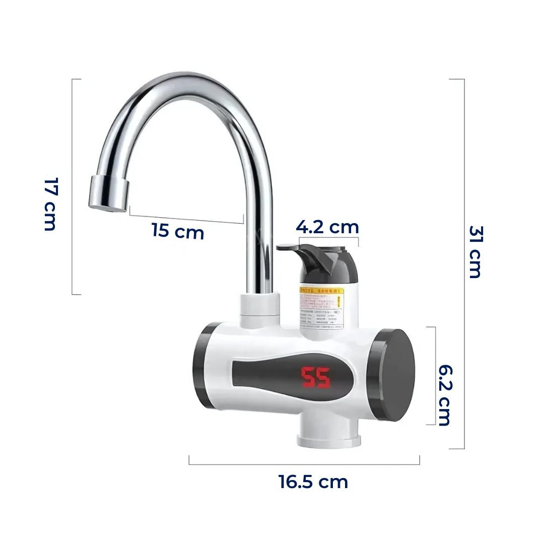 AquaSwift | Instant Hot Water Tap – Tankless Design – Compact Energy-Efficient Unit – Ideal for Kitchens & Bathrooms Stornfield