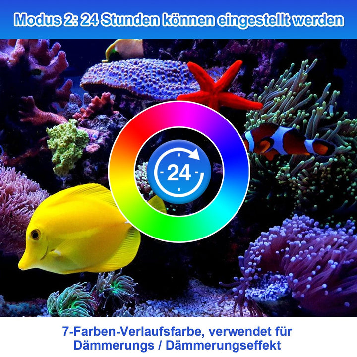 LED Aquarium Lighting 24/7 Mode with Timer | Stornfield