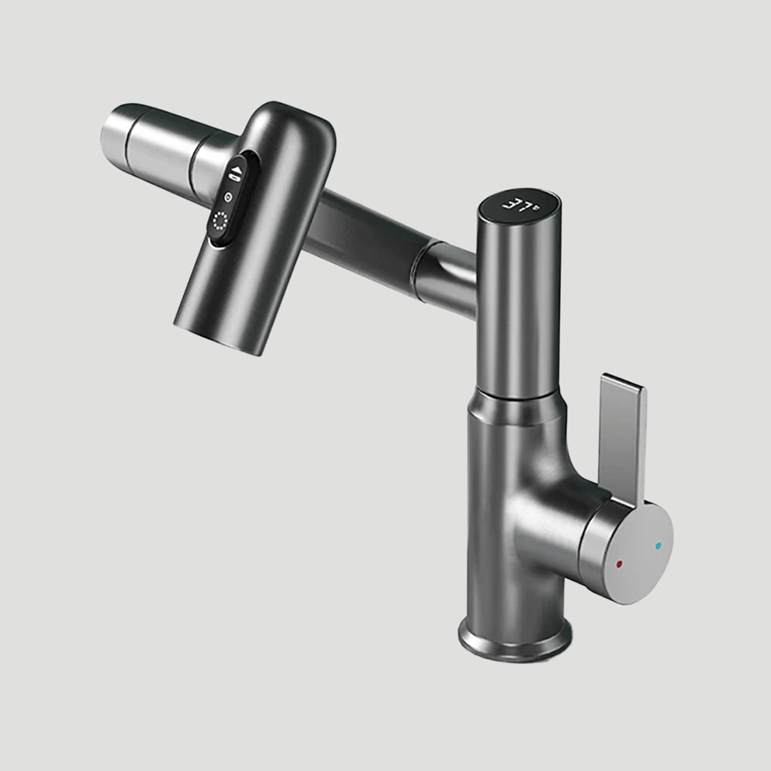 LUSTRAFLOW 360° faucet with LED temperature display | Stornfield
