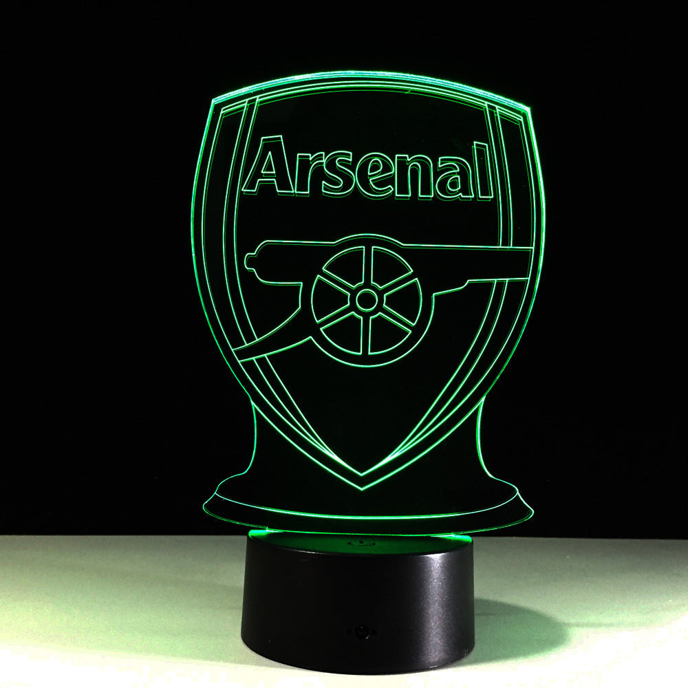 Stornfield | 3D Optical Illusion Lamp Arsenal Football