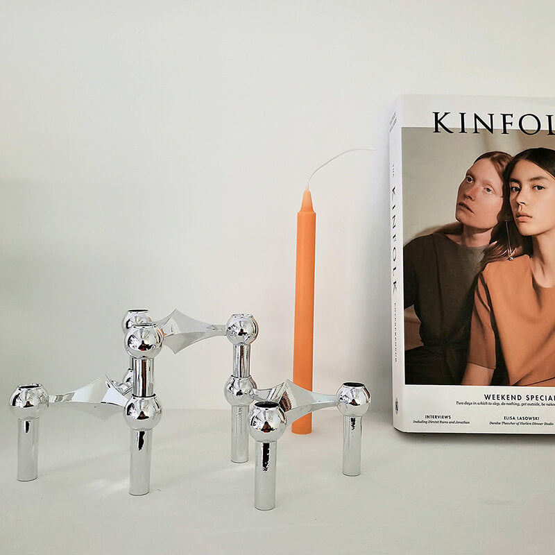 Stornfield | Metal Art Candle Holder