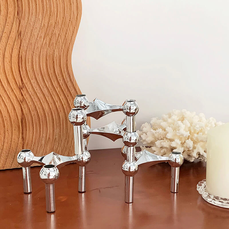 Stornfield | Metal Art Candle Holder