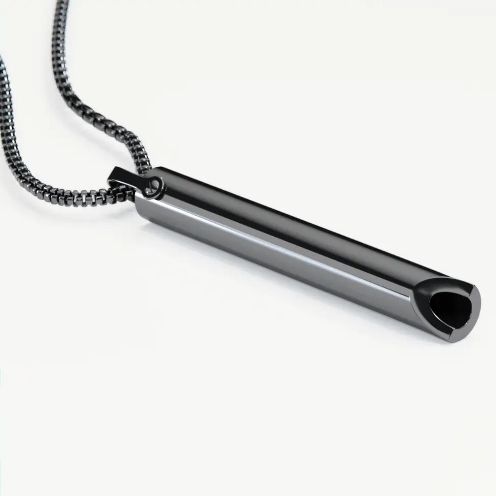 Stornfield | Breathing chain made of stainless steel – For quitting smoking & stress relief