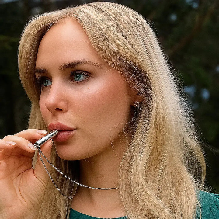 Stornfield | Breathing chain made of stainless steel – For quitting smoking & stress relief