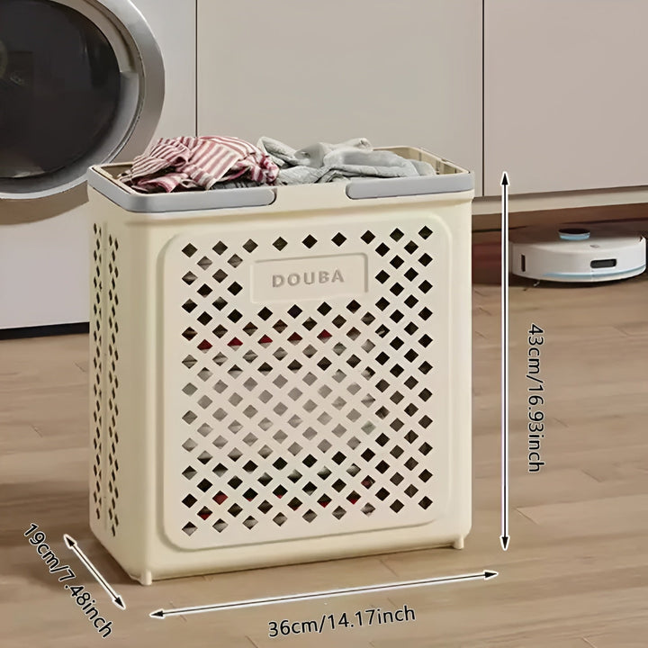FoldaStornfielde Laundry Basket with Wheels – Space-Saving & Practical | Perfect for Bathroom & Bedroom | Stornfield