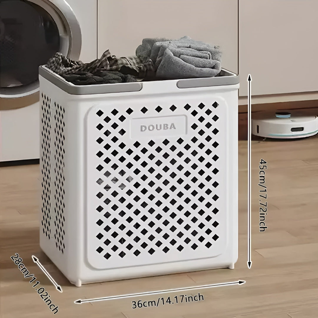 FoldaStornfielde Laundry Basket with Wheels – Space-Saving & Practical | Perfect for Bathroom & Bedroom | Stornfield