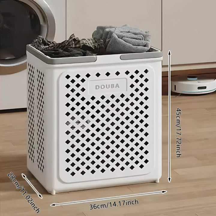 FoldaStornfielde Laundry Basket with Wheels – Space-Saving & Practical | Perfect for Bathroom & Bedroom | Stornfield