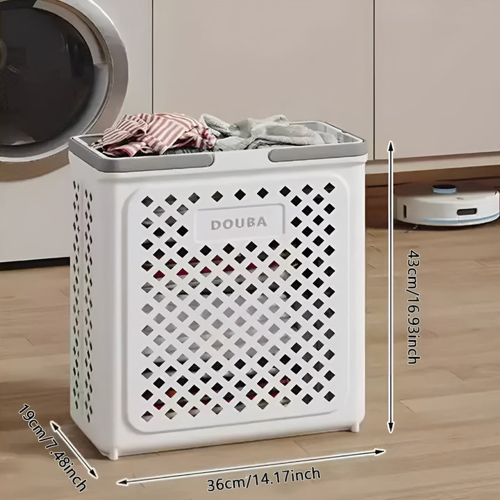 FoldaStornfielde Laundry Basket with Wheels – Space-Saving & Practical | Perfect for Bathroom & Bedroom | Stornfield