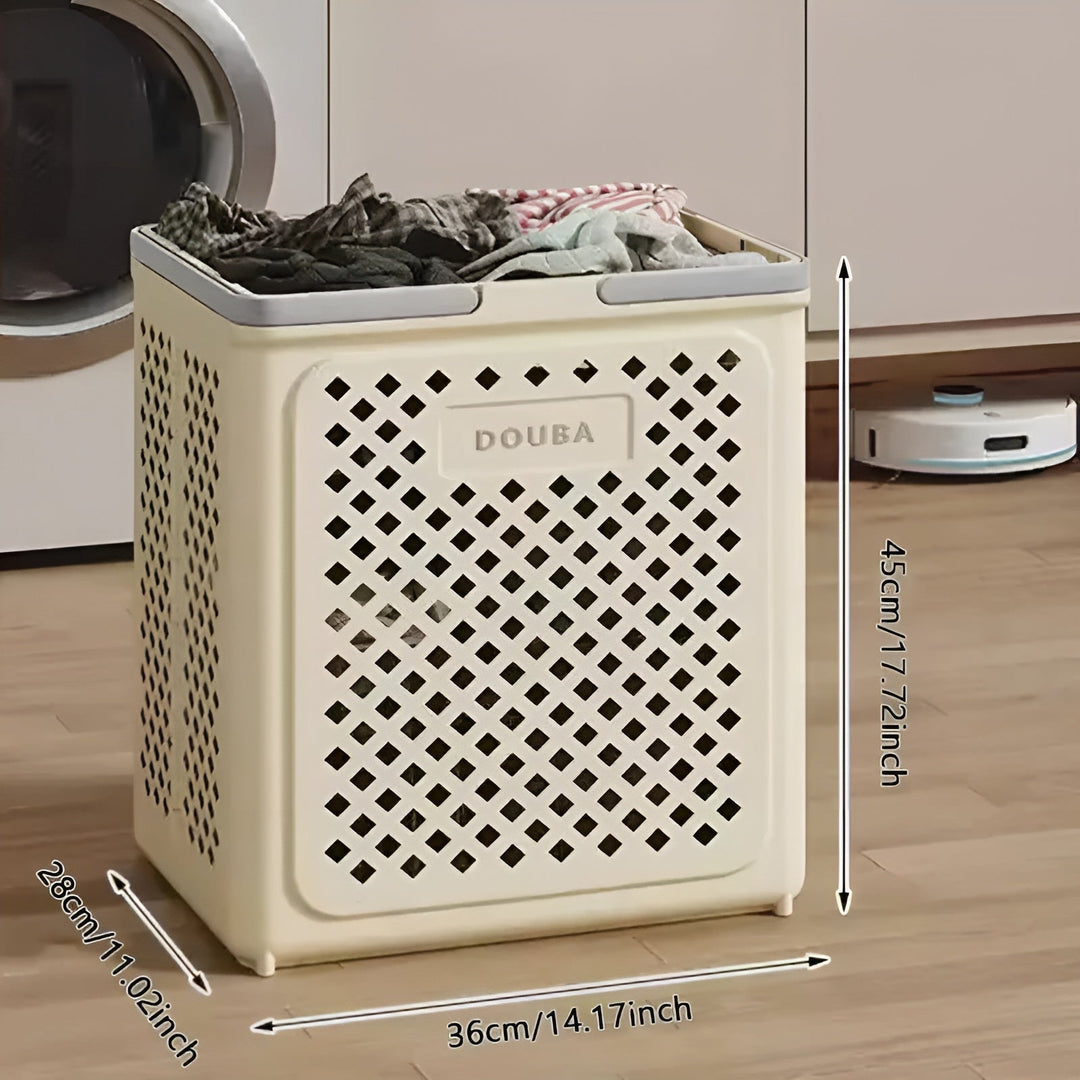 FoldaStornfielde Laundry Basket with Wheels – Space-Saving & Practical | Perfect for Bathroom & Bedroom | Stornfield