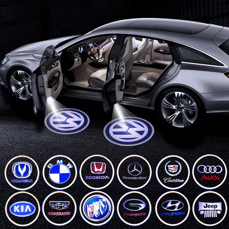 Stornfield | Car LED Door Lighting 3D Light Projection Magnetic Sensor Easy Installation