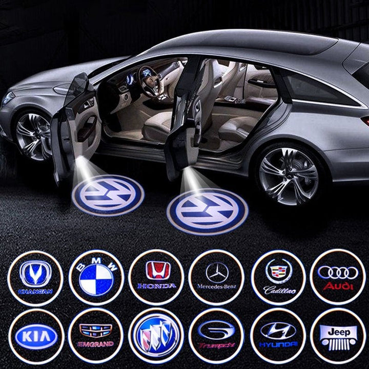 Stornfield | Car LED Door Lighting 3D Light Projection Magnetic Sensor Easy Installation