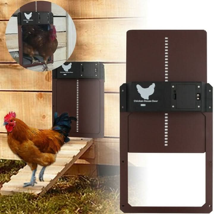 Stornfield | Automatic Chicken Coop Door with Light Sensor & Weather Protection