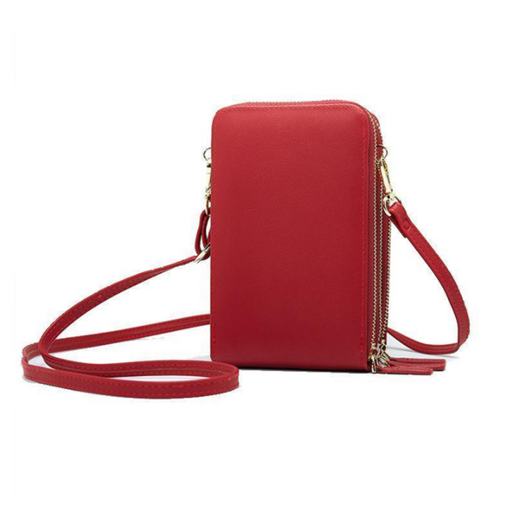 Stornfield | Triple Secure Leather Phone Purse: Elegance Meets Practicality
