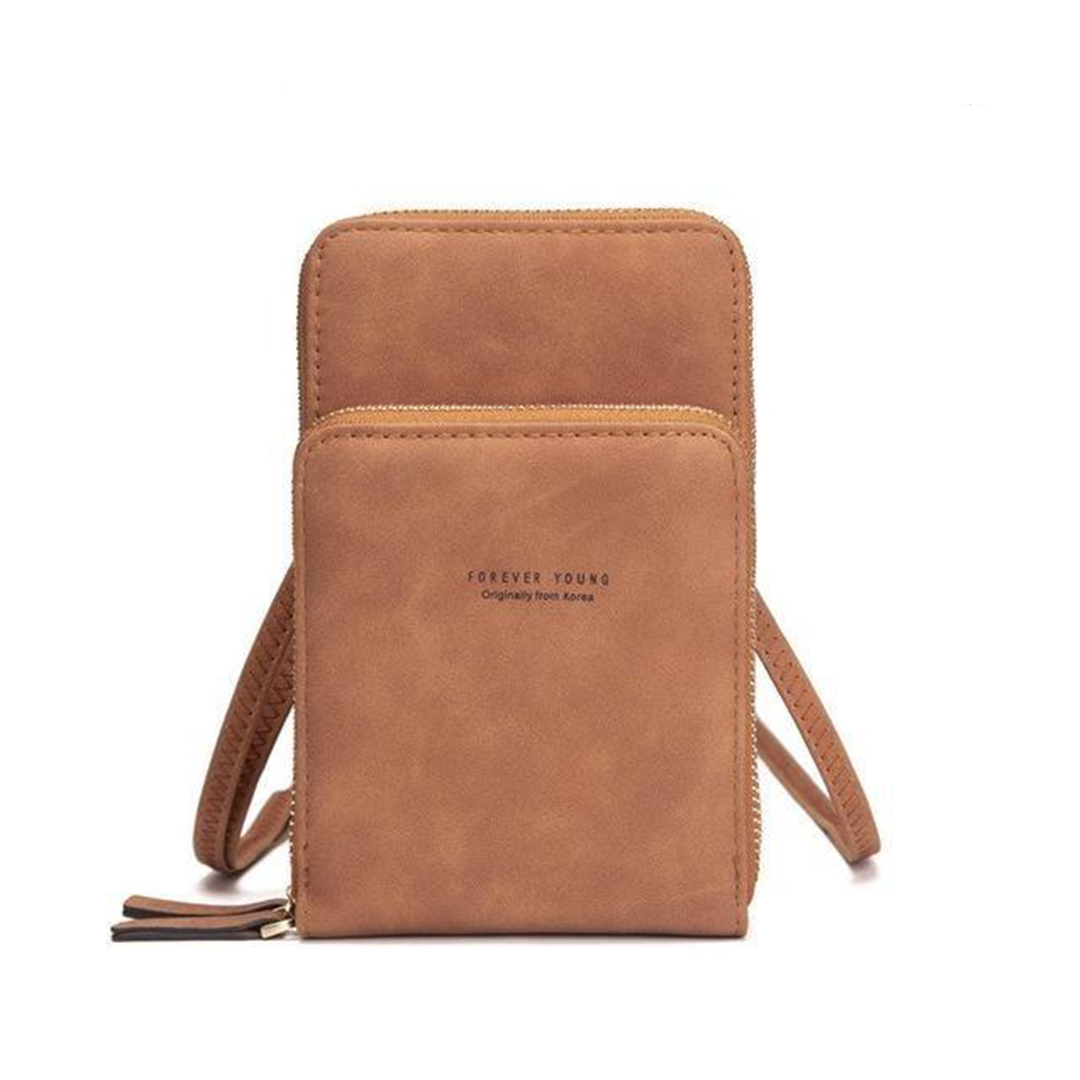 Stornfield | Triple Secure Leather Phone Purse: Elegance Meets Practicality