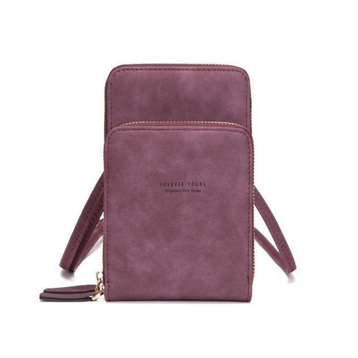 Stornfield | Triple Secure Leather Phone Purse: Elegance Meets Practicality