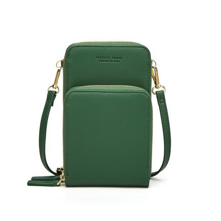 Stornfield | Triple Secure Leather Phone Purse: Elegance Meets Practicality