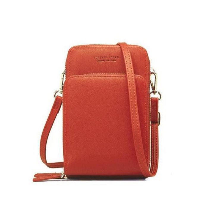 Stornfield | Triple Secure Leather Phone Purse: Elegance Meets Practicality