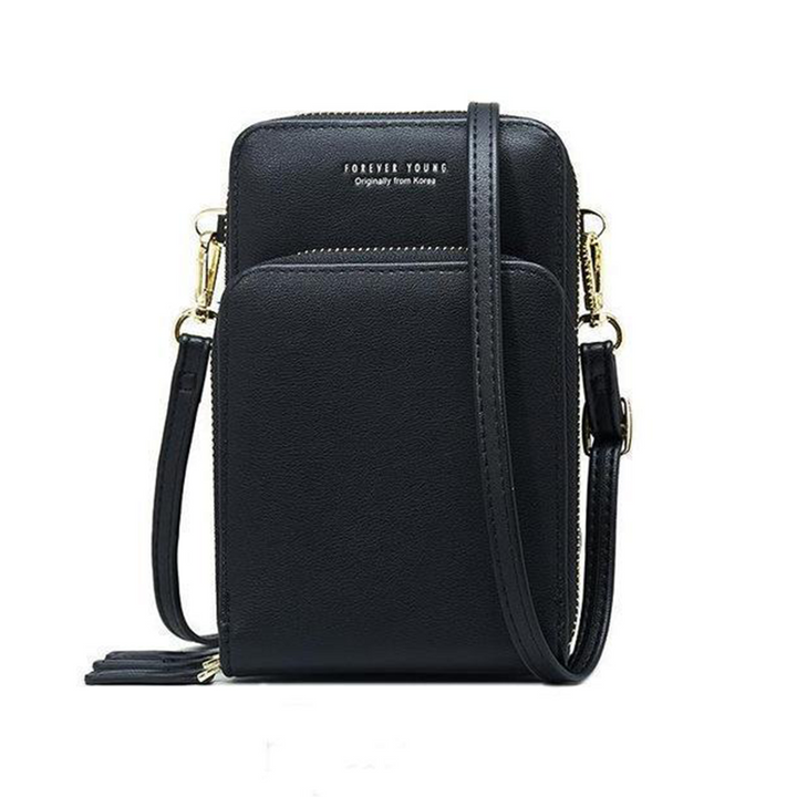 Stornfield | Triple Secure Leather Phone Purse: Elegance Meets Practicality