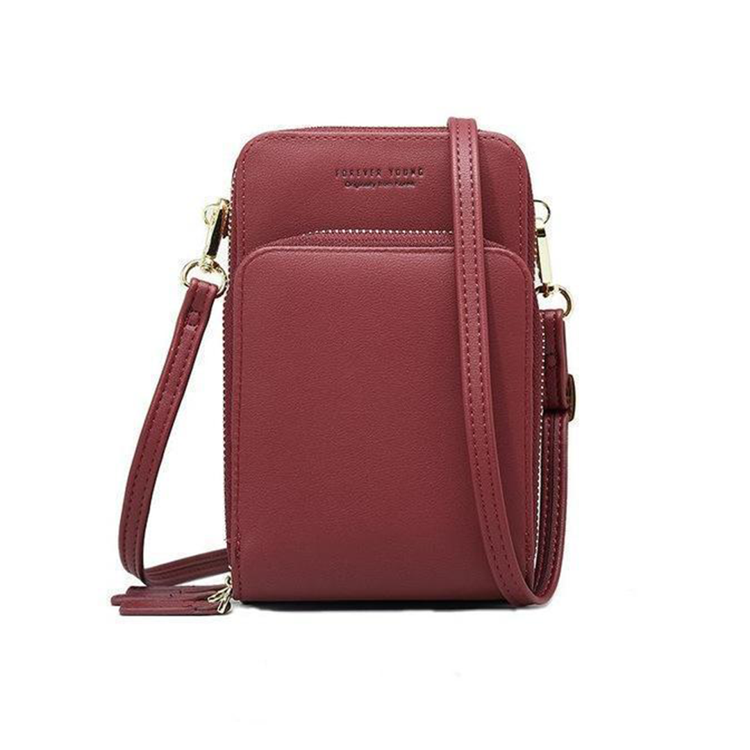Stornfield | Triple Secure Leather Phone Purse: Elegance Meets Practicality