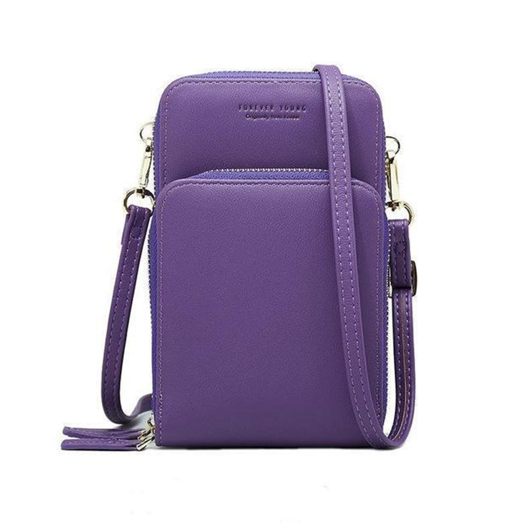 Stornfield | Triple Secure Leather Phone Purse: Elegance Meets Practicality