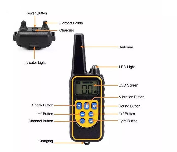 Stornfield | Electronic Dog Training Collar 2600ft Waterproof Pet Remote Control