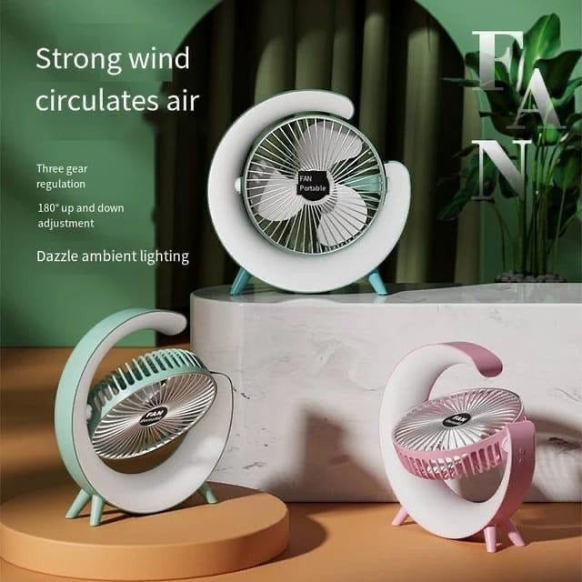 Fan Desktop Rechargeable 2:1 | Stornfield