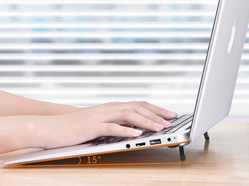 Stornfield | Portable Aluminum Laptop Stand, with Adjustable & Ergonomic Design, for Home, Office, Study & More