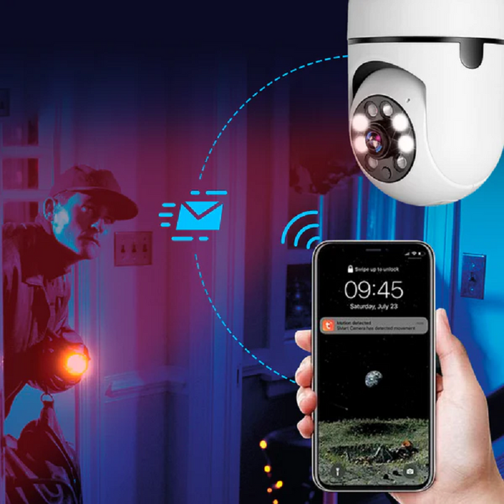 Wireless WiFi Light Bulb Security Camera | Stornfield