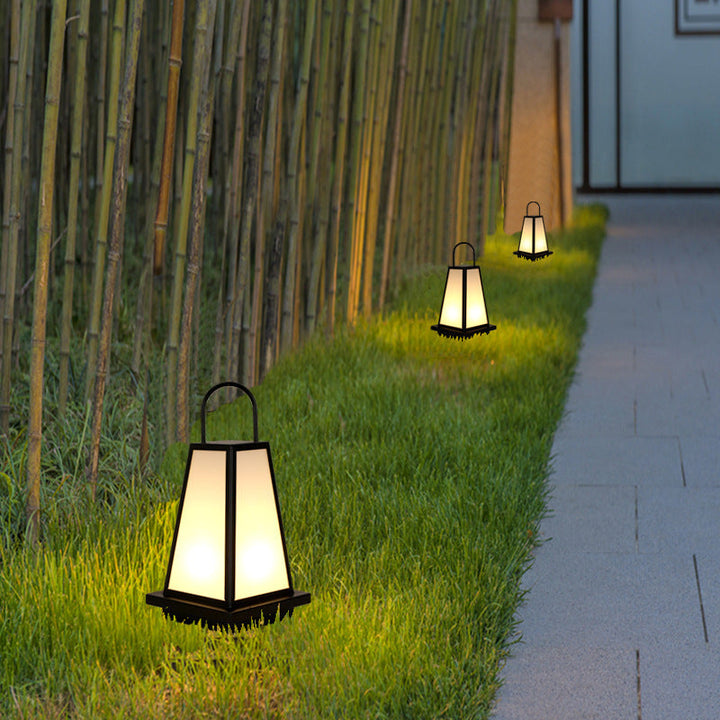 Contemporary Industrial Solar Iron Acrylic 1-Light Outdoor Post Light For Garden | Stornfield
