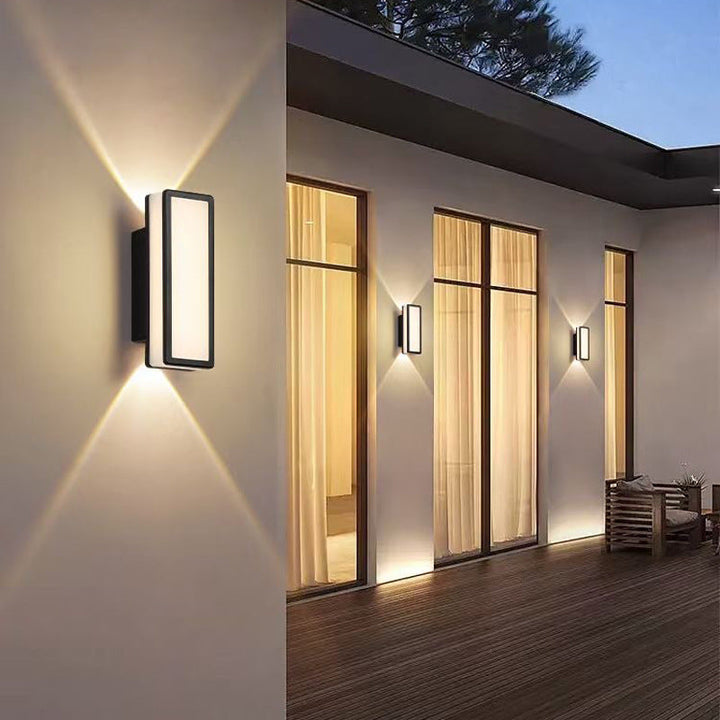 Contemporary Simplicity Aluminum Acrylic LED Waterproof Wall Sconce Lamp For Outdoor Patios | Stornfield